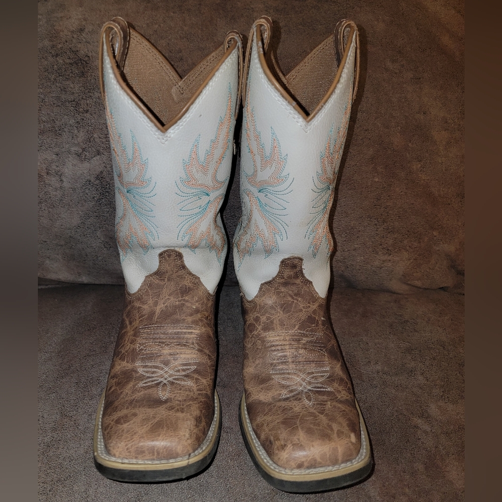 JUSTIN Kids 1D Western Riding Boots